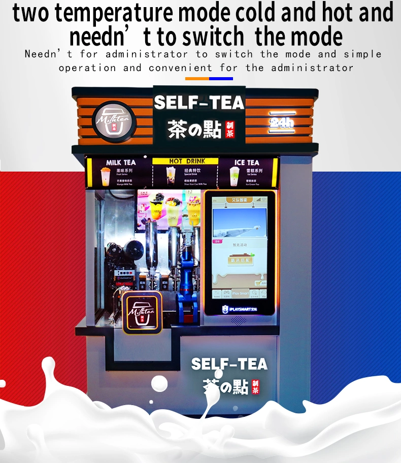 Milk Tea Vending Machine in 2022 Bubble Tea Vending Machine for Sale Boba Tea Vending Machine Price