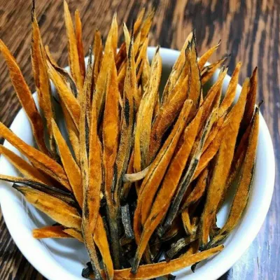 EU Certified Loose Leaf Black Pine Needle Black Tea Yunnan Dian Hong Tea Leaf with Deep Aroma