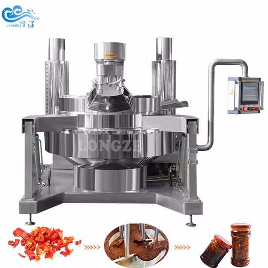 Commercial Electric Induction Chili Sauce Sweetened Sauce Planetary Cooking Mixer Machine