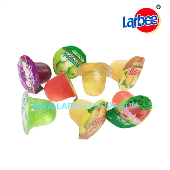 Larbee Halal Sweets and Candy 16.5g Fruit Jelly in Car Jar